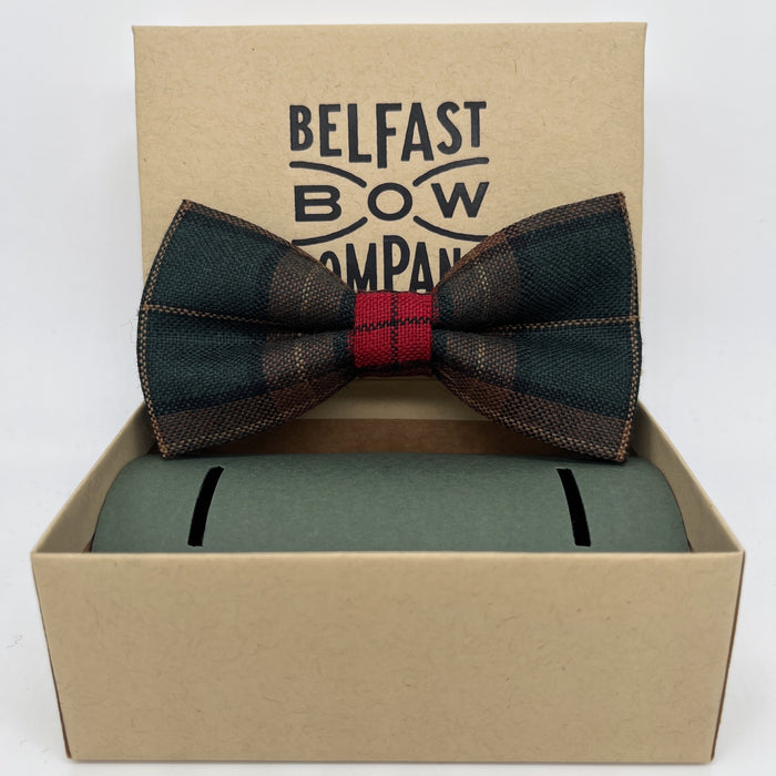 County Cavan Tartan Dickie Bow Tie by the Belfast Bow Company