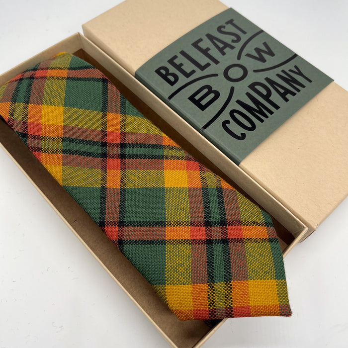 County Londonderry Tartan Tie by the Belfast Bow Company