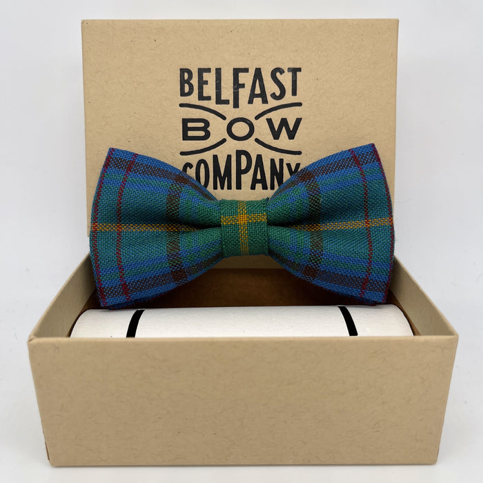 County Donegal Tartan Bow Tie by the Belfast Bow Company