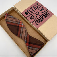 County Down Tartan Self-Tie Bow Tie by the Belfast Bow Company