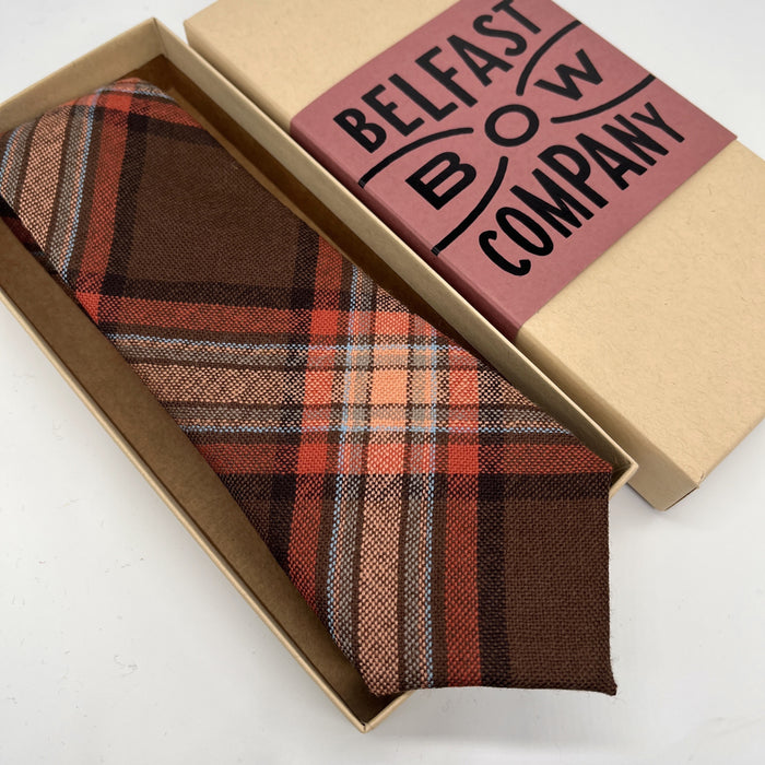 County Down Tartan Tie by the Belfast Bow Company