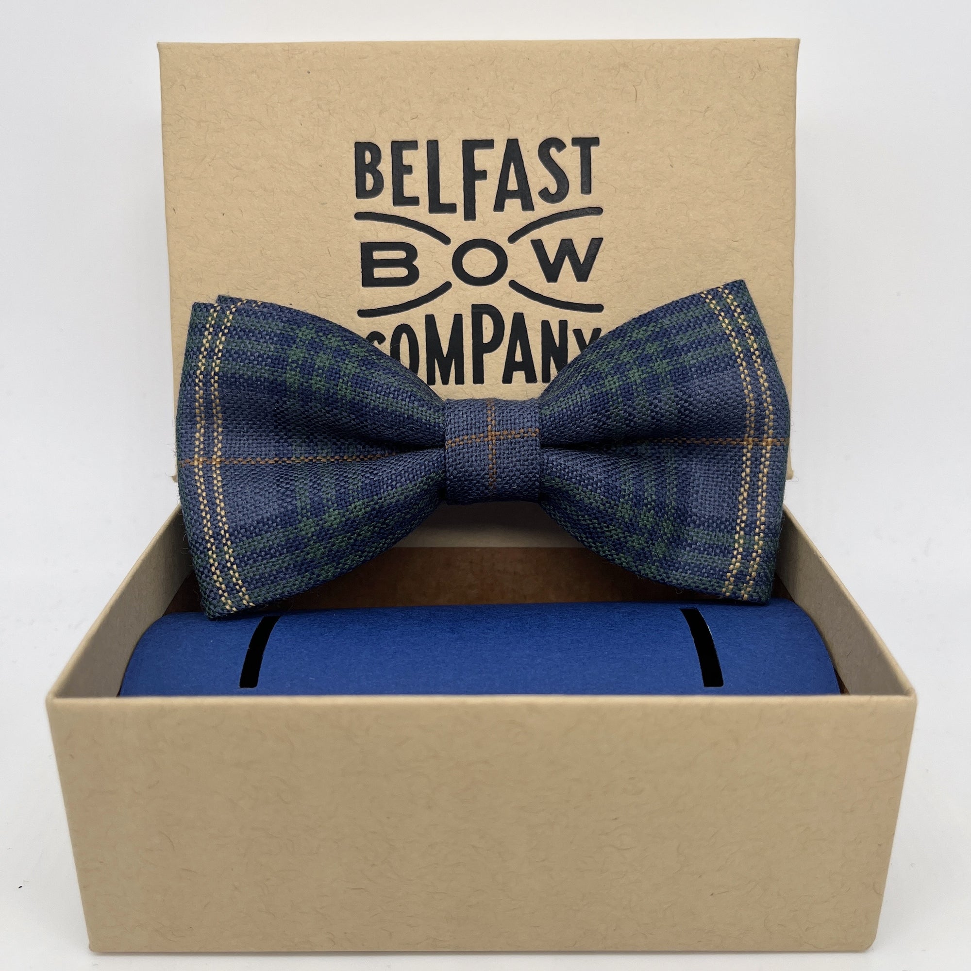 County Fermanagh Tartan Dickie Bow Tie by the Belfast Bow Company