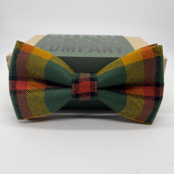 County Londonderry Derry Tartan Bow Tie by the Belfast Bow Company