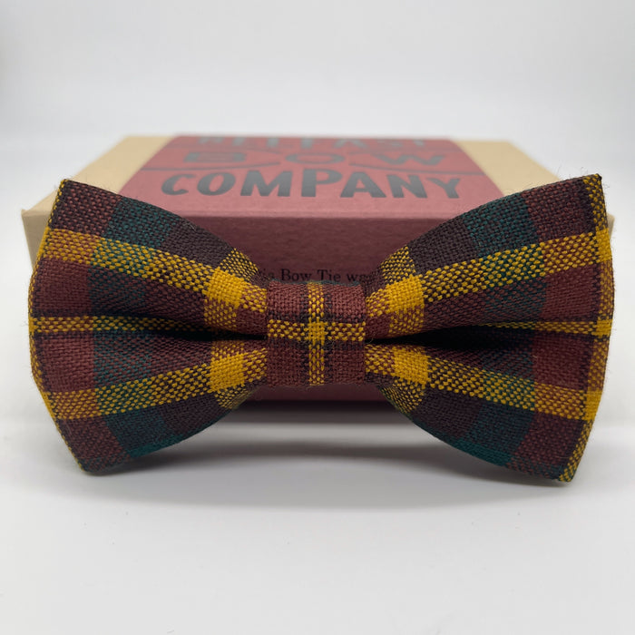 County Monaghan Tartan Bow Tie by the Belfast Bow Company
