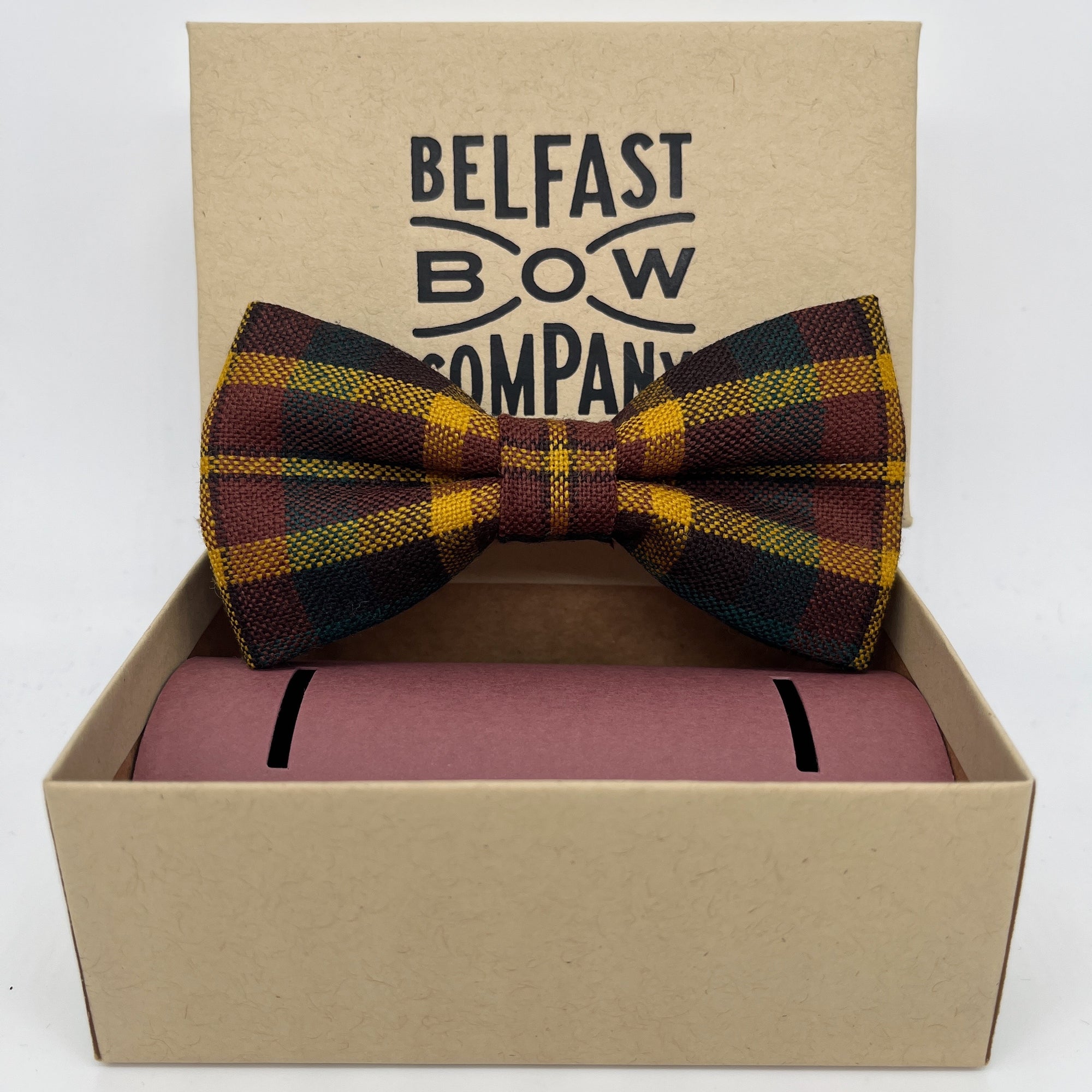 County Monaghan Tartan Dickie Bow Tie by the Belfast Bow Company