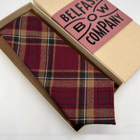 County Tyrone Tartan Tie by the Belfast Bow Company