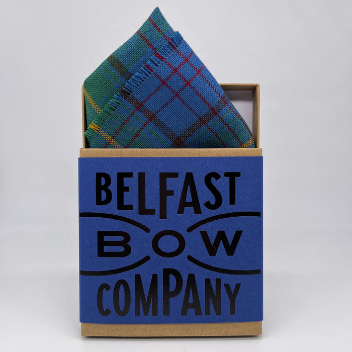 County Donegal Tartan Handkerchief by the Belfast Bow Company