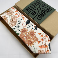 Boho Blooms Tie in Wild Floral by the Belfast Bow Company