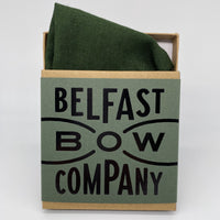 irish linen pocket square - 4th anniversary gift for men by the belfast bow company