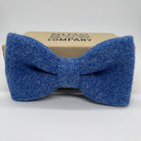 Harris Tweed Bow Tie in Slate Blue by the Belfast Bow Company