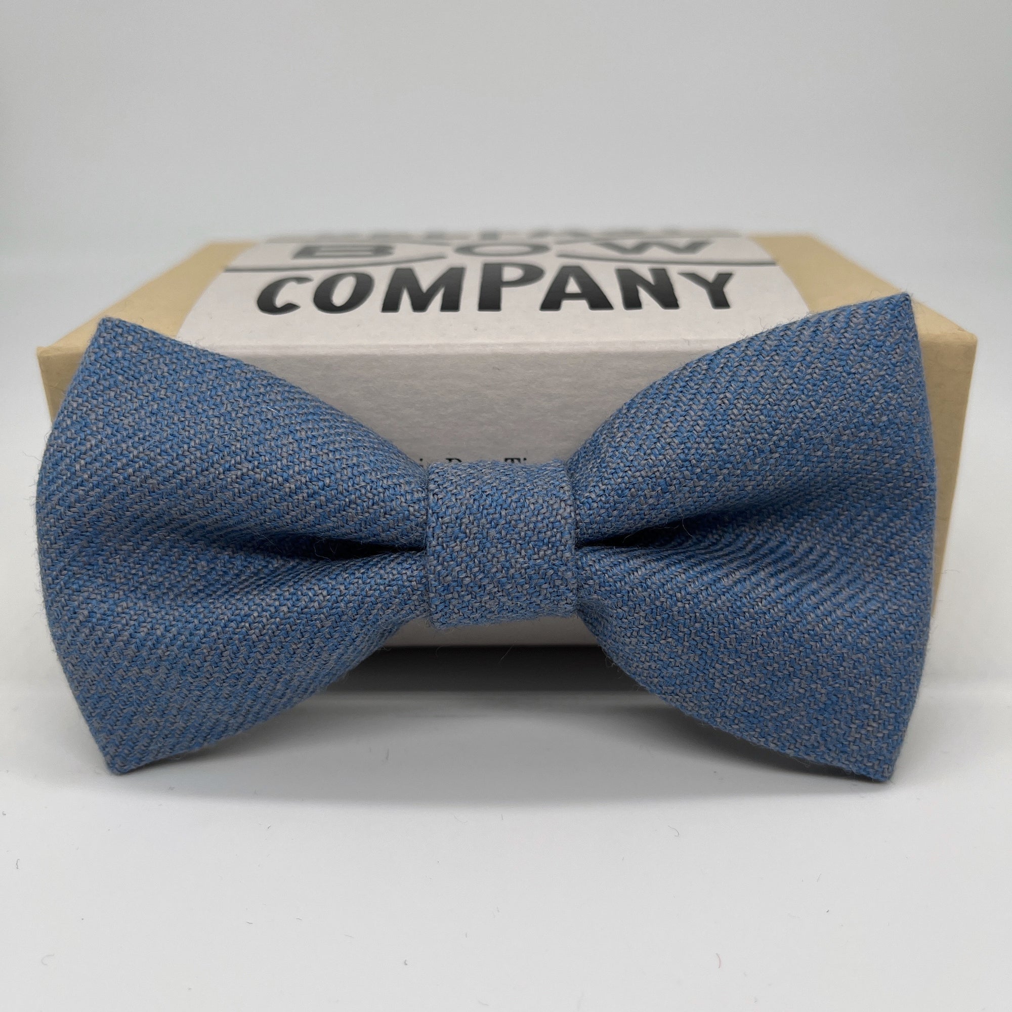 Tweed Bow Tie in Blue Islay by the Belfast Bow Company