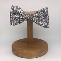 Liberty of London Self Tie Bow Tie in Fig Floral by the Belfast Bow Company