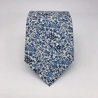Liberty of London Tie in Navy and White Floral by the Belfast Bow Company