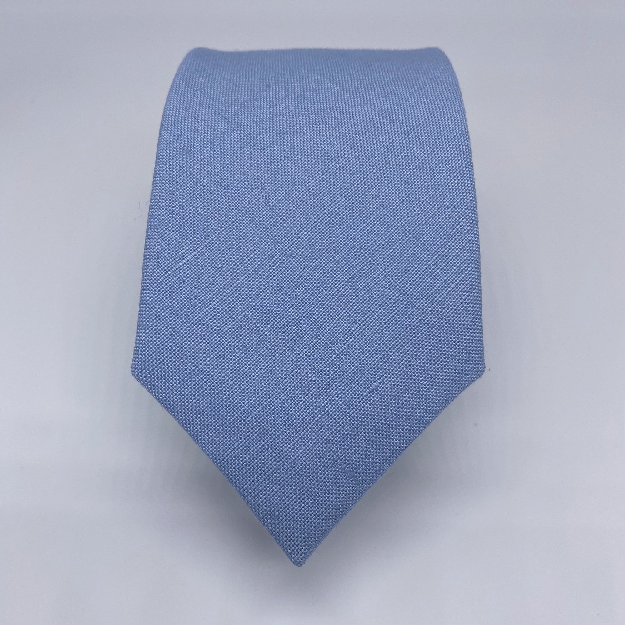 Light Blue Tie in Irish Linen