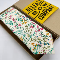 Summer Floral Tie by the Belfast Bow Company