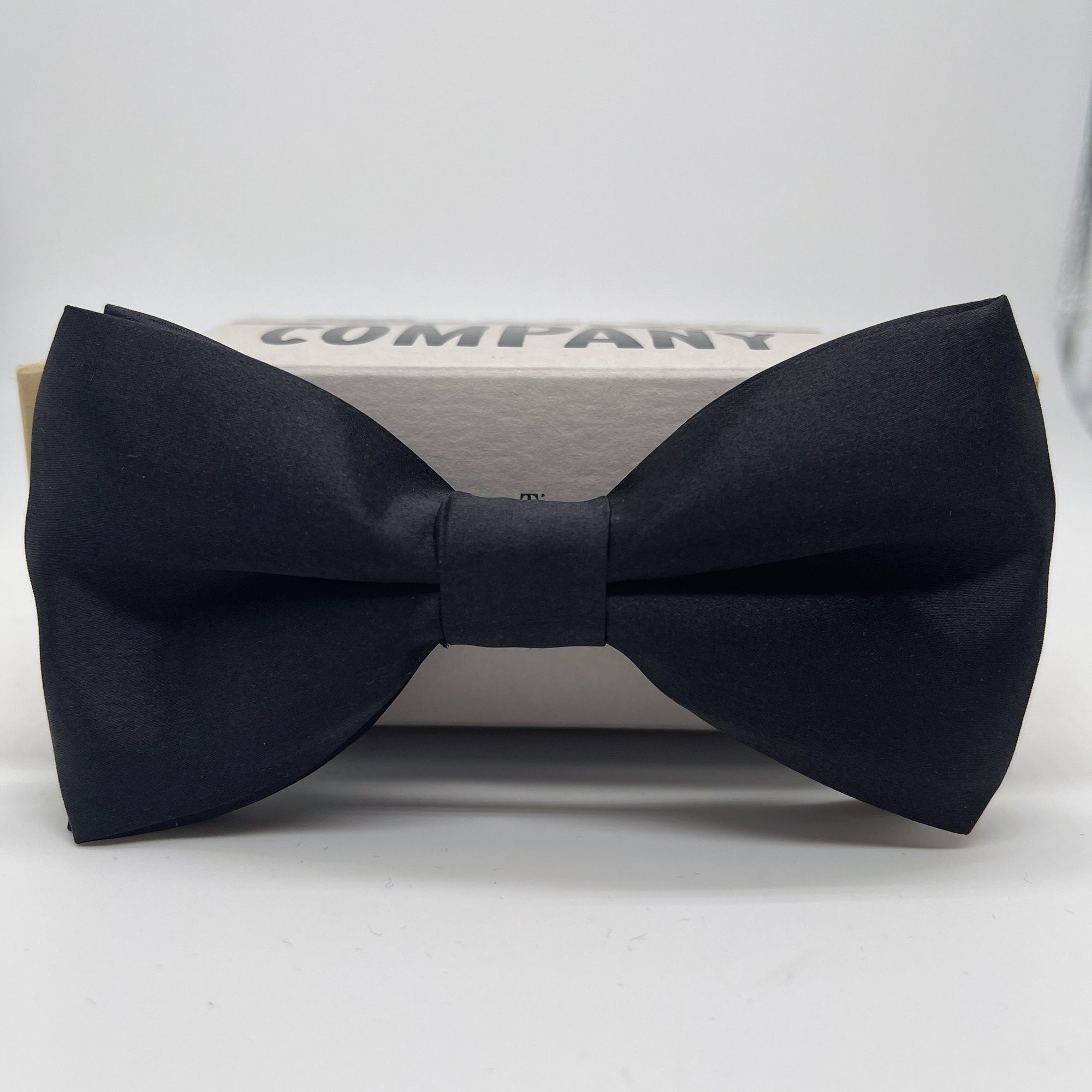 Black Silk Bow Tie by the Belfast Bow Company