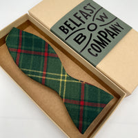 County Armagh Tartan Self-Tie Bow Tie by the Belfast Bow Company